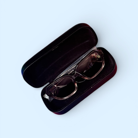 Coach Black and Silver Sunglasses with Case - Picture 3 of 6